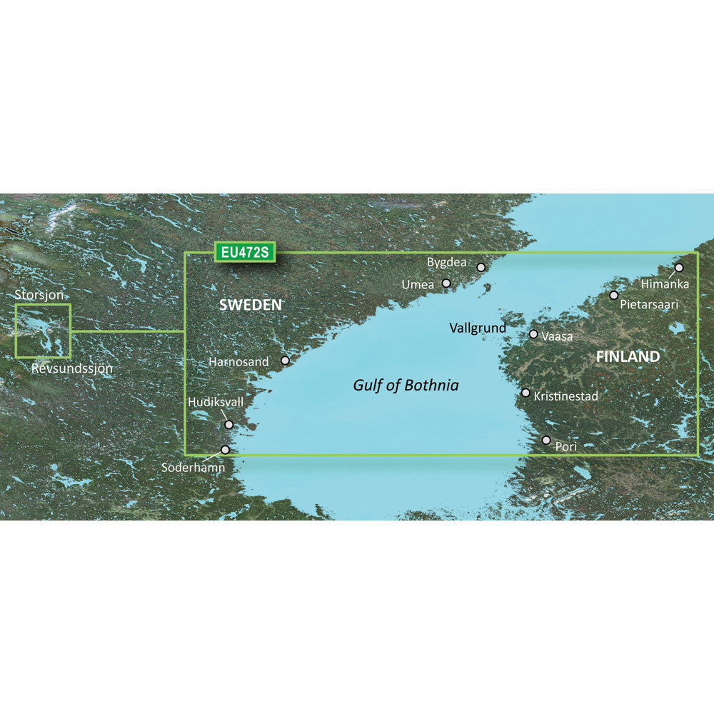 Garmin BlueChart g3 Vision HD  VEU472S  Gulf of Bothnia Center  microSDSD 010C081600