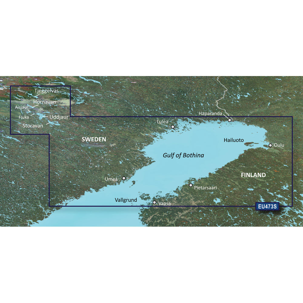 Garmin BlueChart g3 Vision HD  VEU473S  Gulf of Bothnia North  microSDSD 010C081700