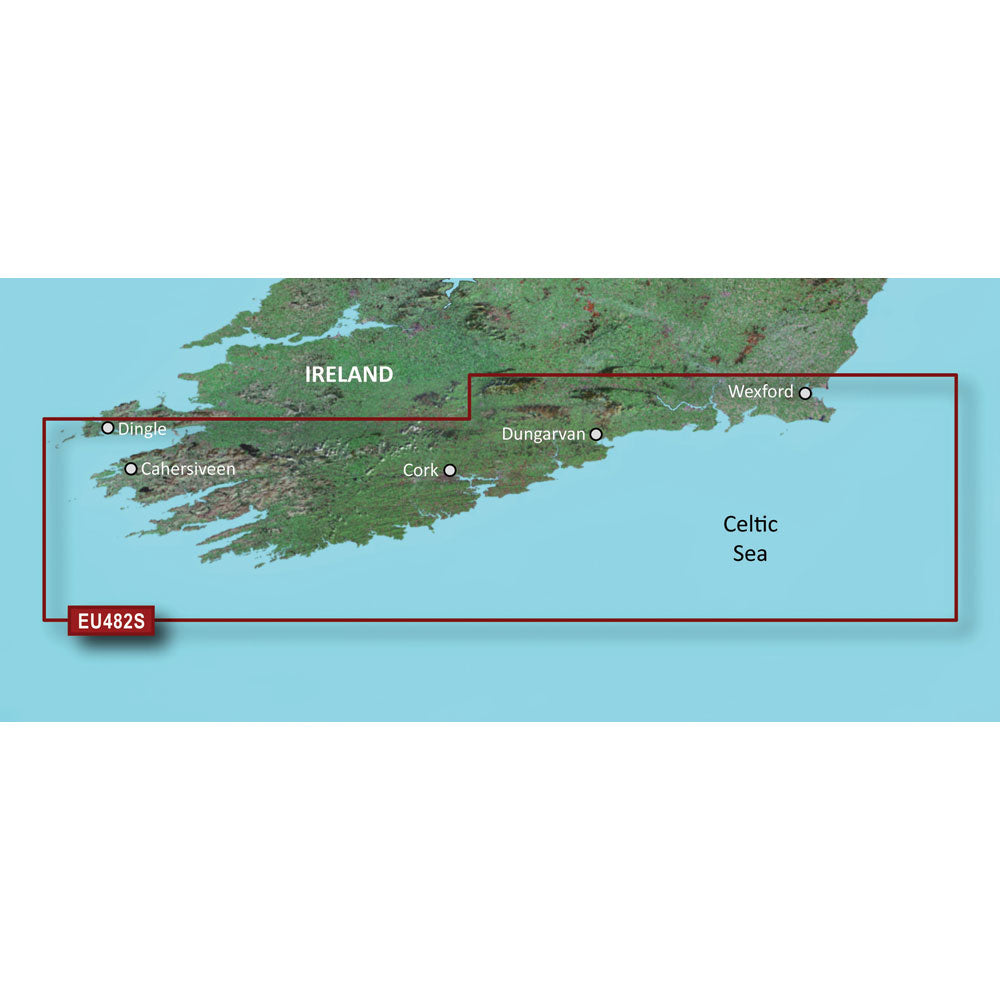 Garmin BlueChart g3 Vision HD  VEU482S  Wexford to Dingle Bay  microSDSD 010C082600