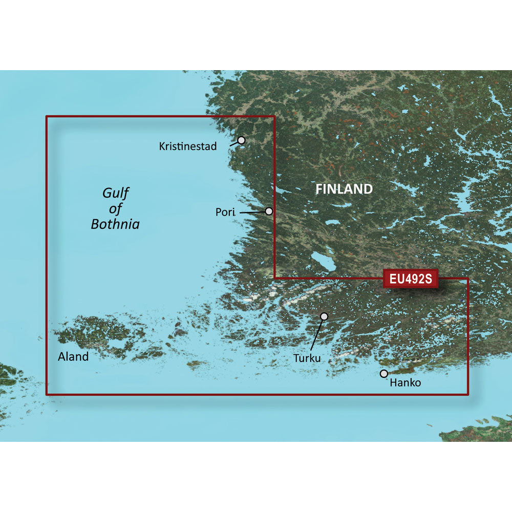 Garmin BlueChart g3 Vision HD  VEU492S  Kristinestad to Hanko  microSDSD 010C083600