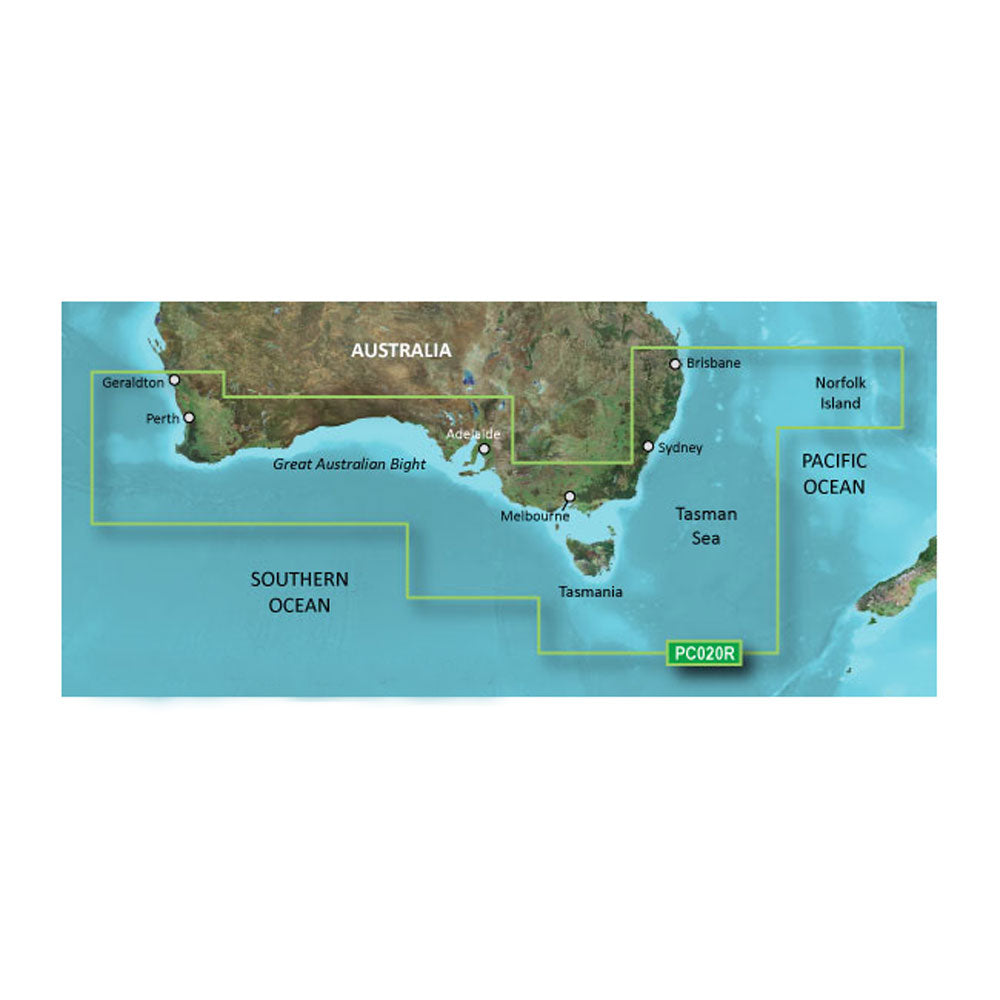 Garmin BlueChart g3 Vision HD  VPC020R  Brisbane SW  Geraldton  microSDSD 010C075300