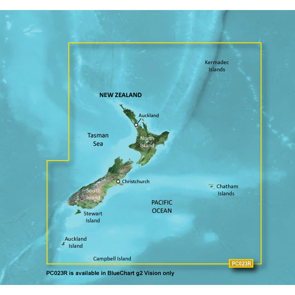 Garmin BlueChart g3 Vision HD  VPC023R  New Zealand  microSDSD 010C075700