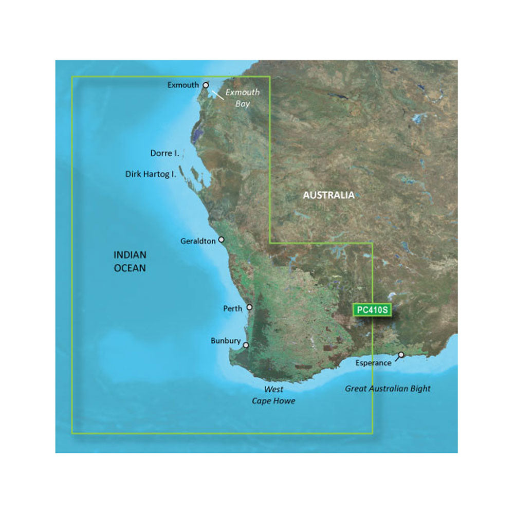 Garmin BlueChart g3 Vision HD  VPC410S  Esperance  Exmouth Bay  microSDSD 010C086800