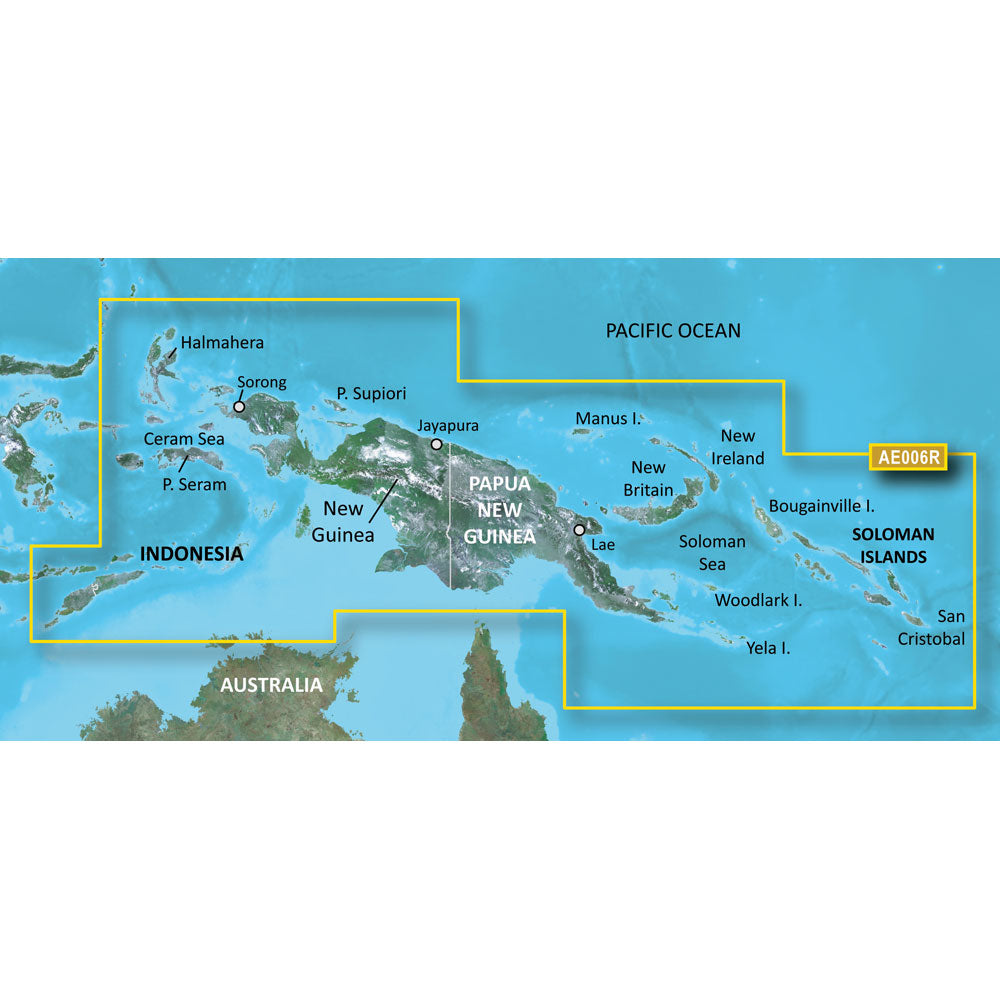 Garmin BlueChart g3 Vision HD  VAE006R  Timor LesteNew Guinea  microSDSD 010C088100