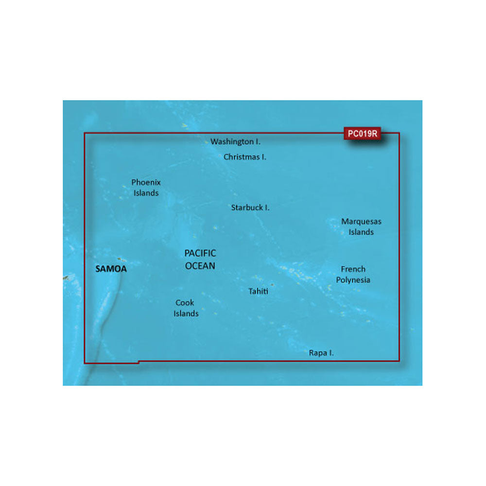 Garmin BlueChart g3 Vision HD  VPC019R  Polynesia  microSDSD 010C086600