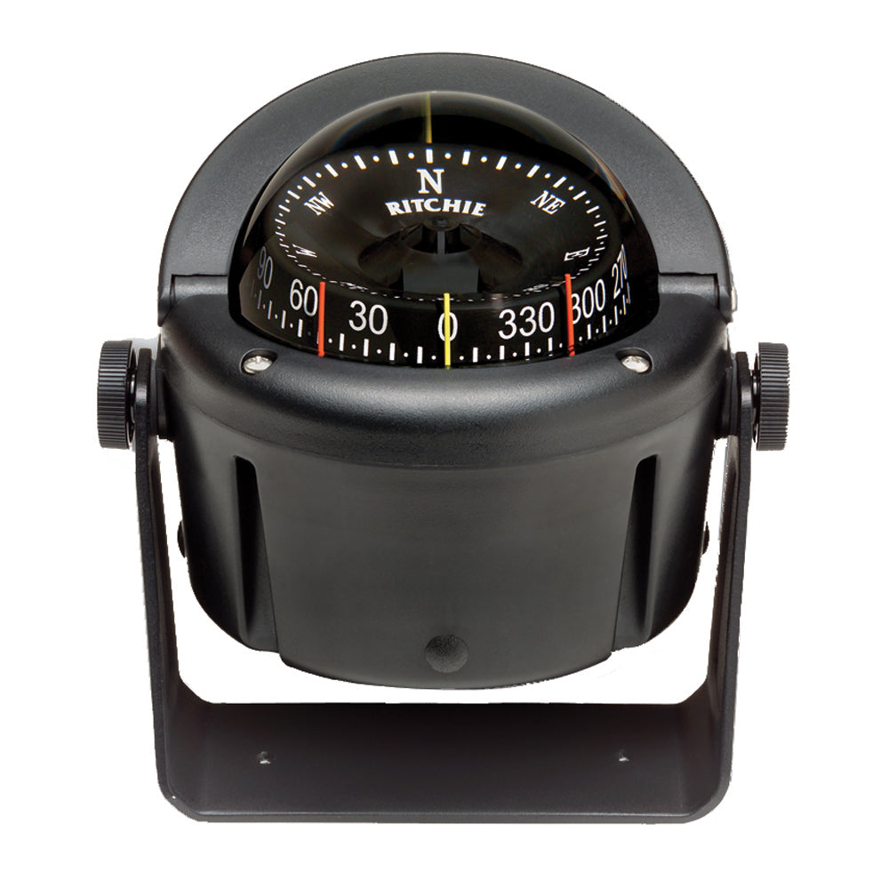 Ritchie HB741 Helmsman Compass  Bracket Mount  Black HB741