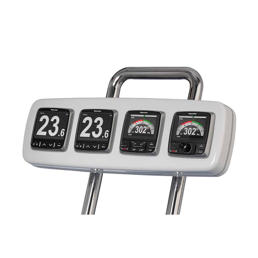 Scanstrut Scanpod Helm Pod 4 Instrument Uncut  Usable Face 43 x 197  White SPH4IW