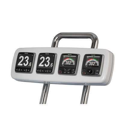 Scanstrut Scanpod Helm Pod 4 Instrument Uncut  Usable Face 43 x 197  White SPH4IW