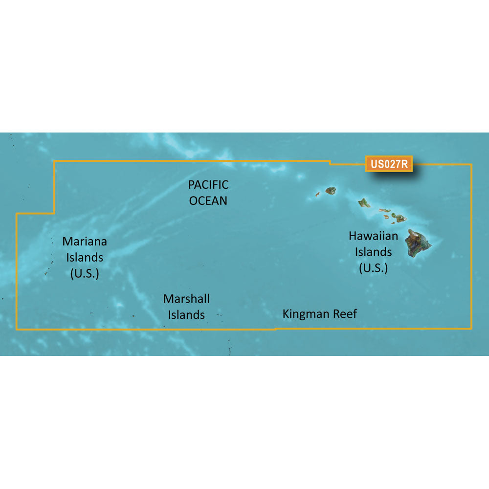Garmin BlueChart g3 HD  HXUS027R  Hawaiian Islands  Mariana Islands  microSDSD 010C072820