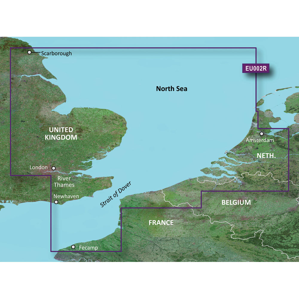 Garmin BlueChart g3 HD  HXEU002R  Dover to Amsterdam  England Southeast  microSDSD 010C076120
