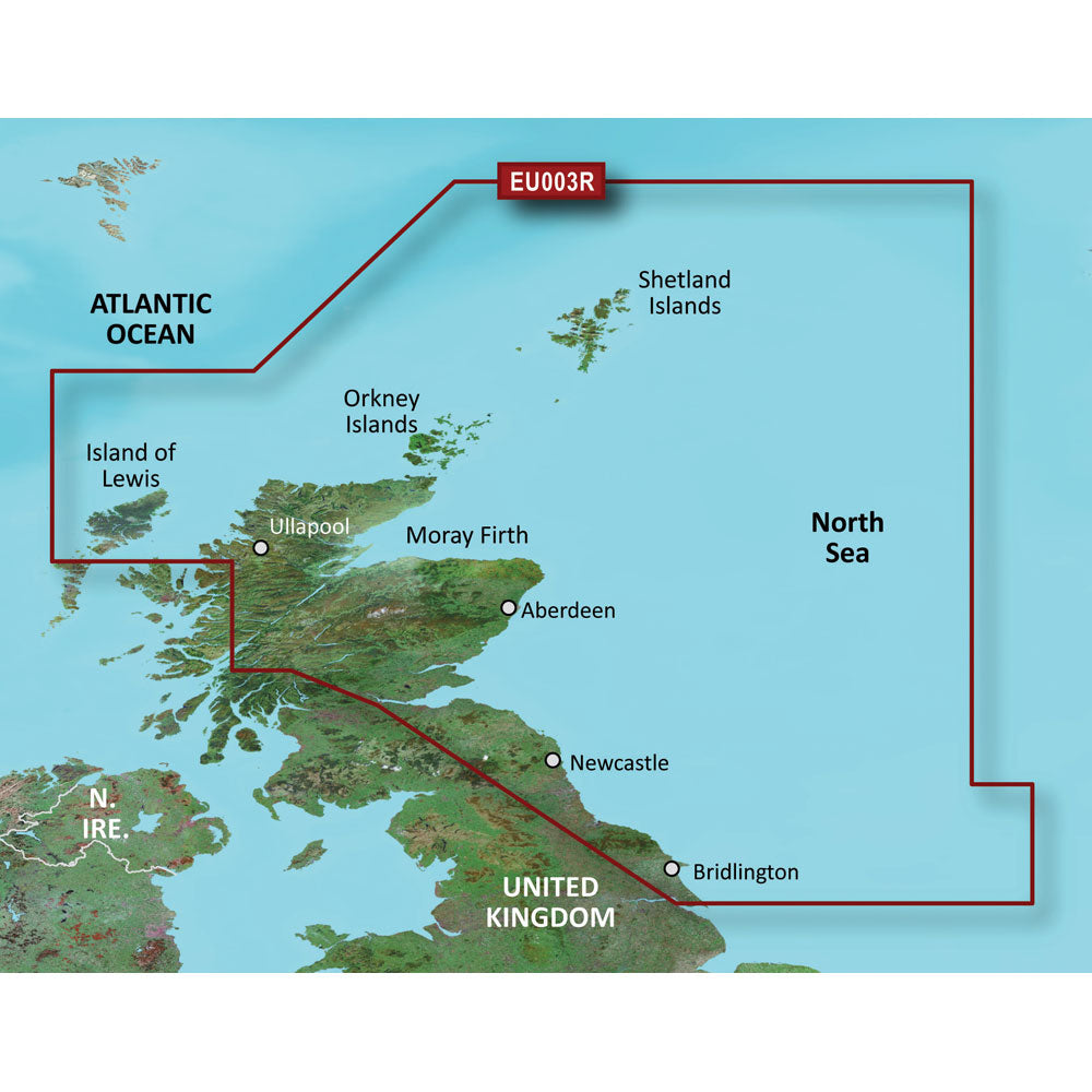 Garmin BlueChart g3 HD  HXEU003R  Great Britain Northeast Coast  microSDSD 010C076220