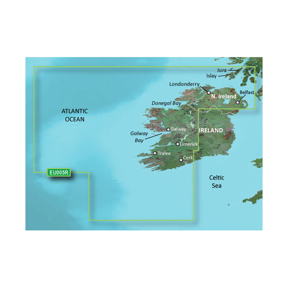 Garmin BlueChart g3 HD  HEU005R  Ireland West Coast  microSDSD 010C076420