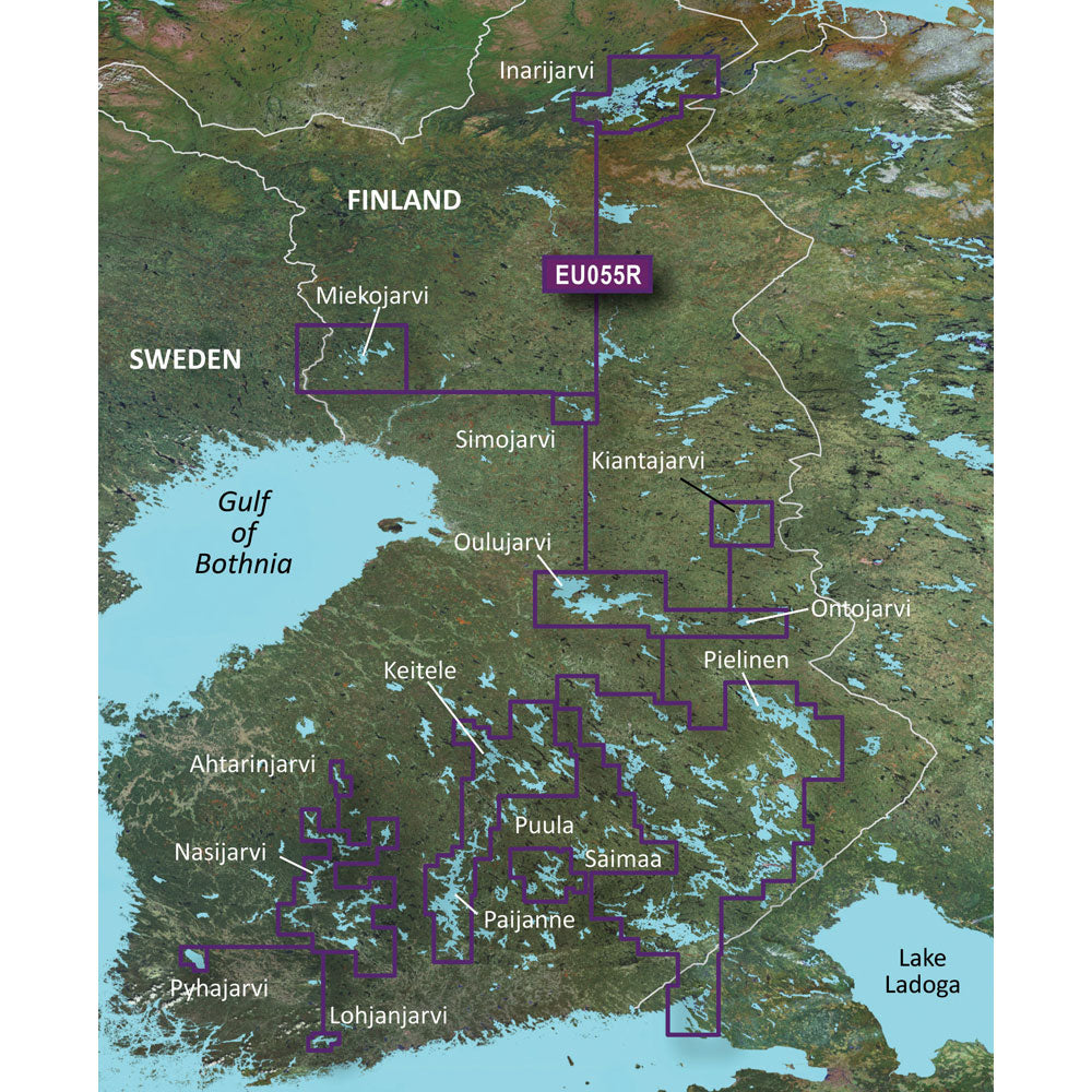 Garmin BlueChart g3 HD  HXEU055R  Finnish Lakes  microSDSD 010C079120