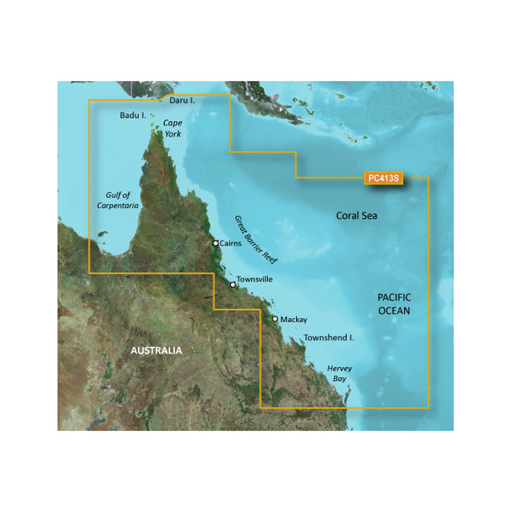 Garmin BlueChart g3 HD  HXPC413S  Mornington Island  Hervey Bay  microSDSD 010C087120