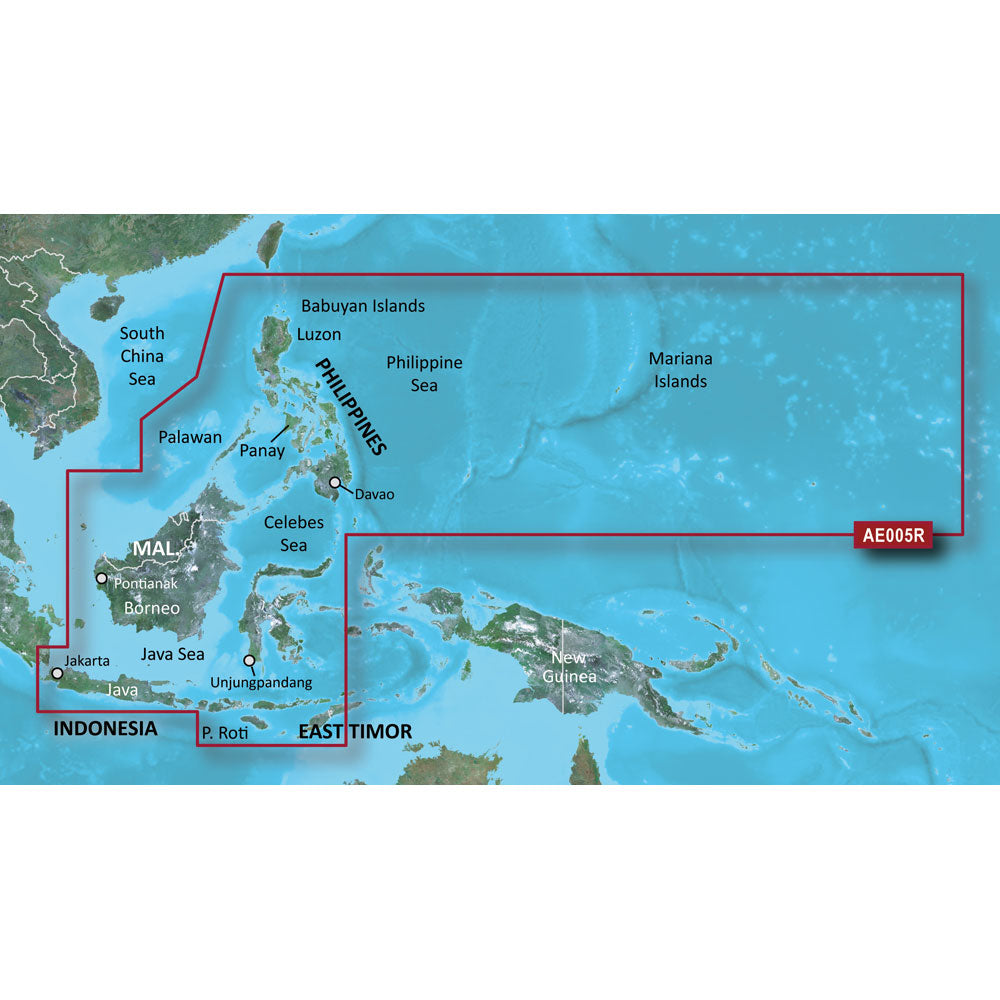 Garmin BlueChart g3 HD  HXAE005R  Phillippines  Java  Mariana Islands  microSDSD 010C088020