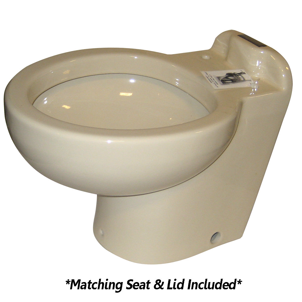 Raritan Marine Elegance  Household Style  Bone  Fresh or Saltwater  Smart Toilet Control  12v 220AHS012