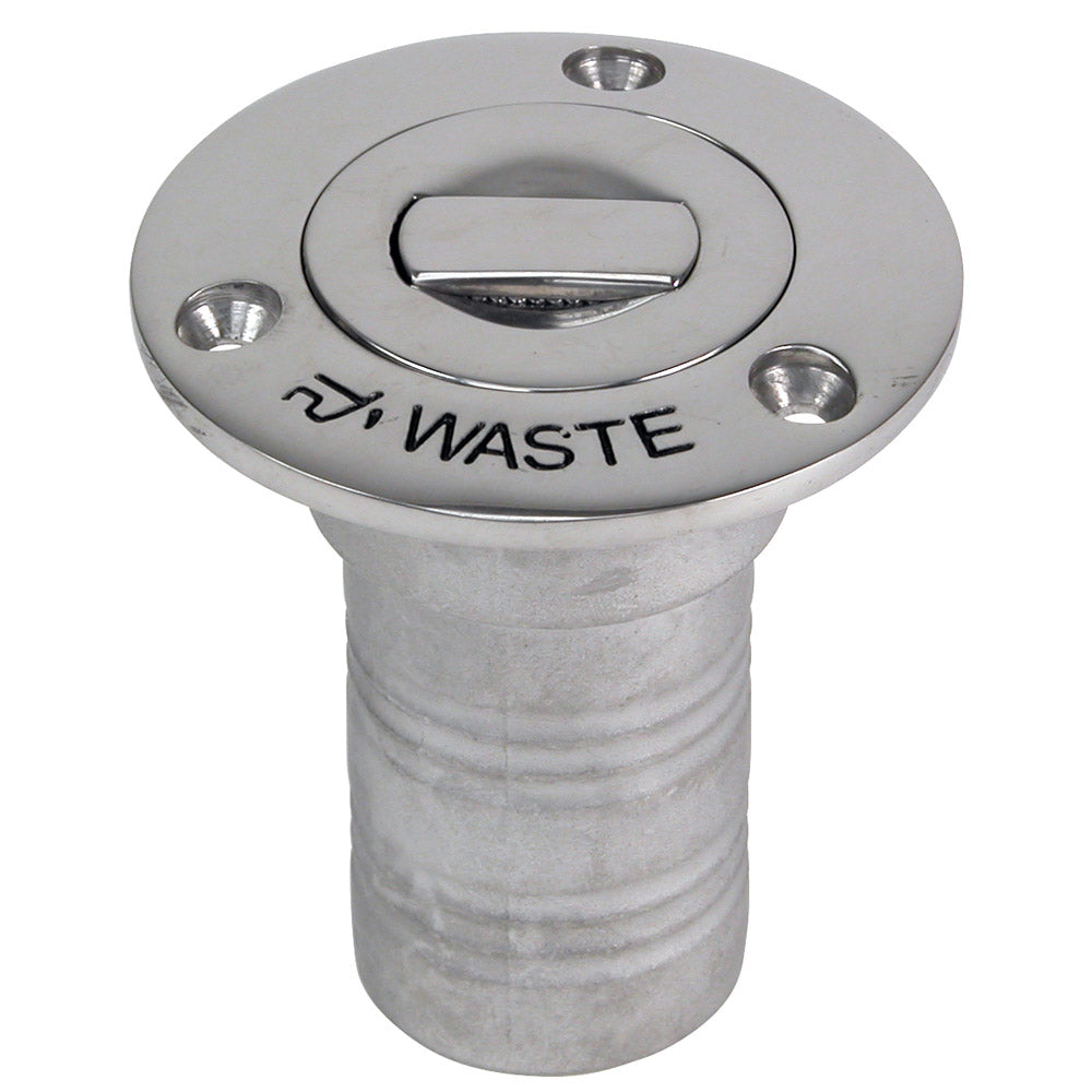 Whitecap Bluewater Push Up Deck Fill  112 Hose  Waste 6996CBLUE