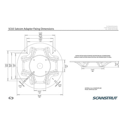 Scanstrut SC65 Satcom Mount SC65