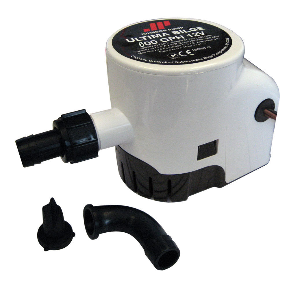 Johnson Pump Ultima Bilge 600 GPH 34 Hose Dura Ports 3247258003