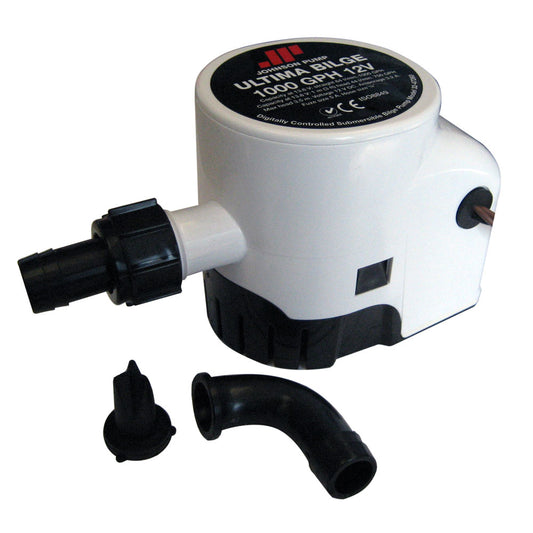 Johnson Pump Ultima Bilge 1000 GPH 34 Hose Dura Port 3247260003