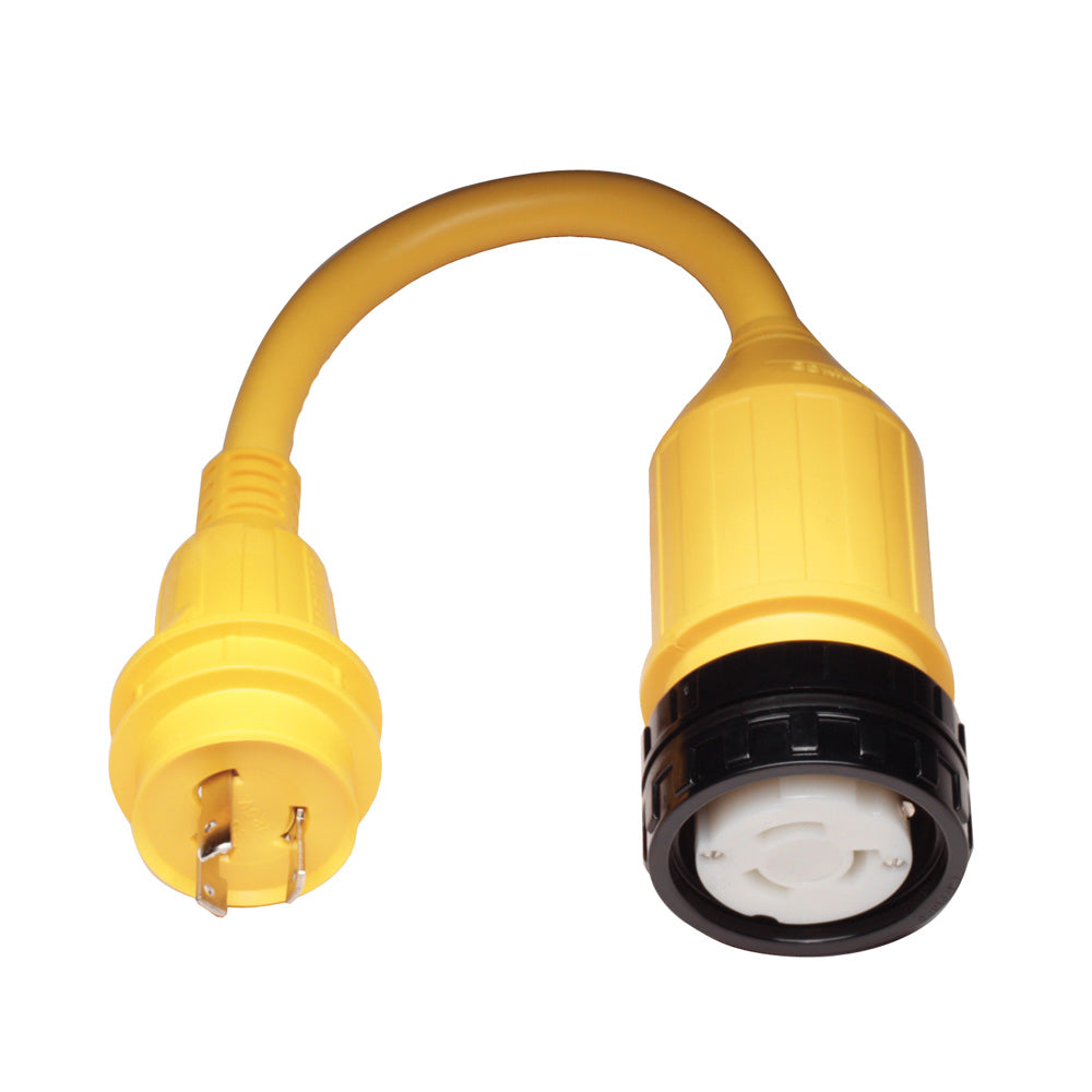 Marinco Pigtail Adapter  50A Female to 30A Male 111A