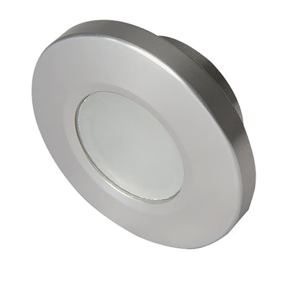 Lumitec Orbit  Flush Mount Down Light  Brushed Finish  2Color WhiteBlue Dimming 112501