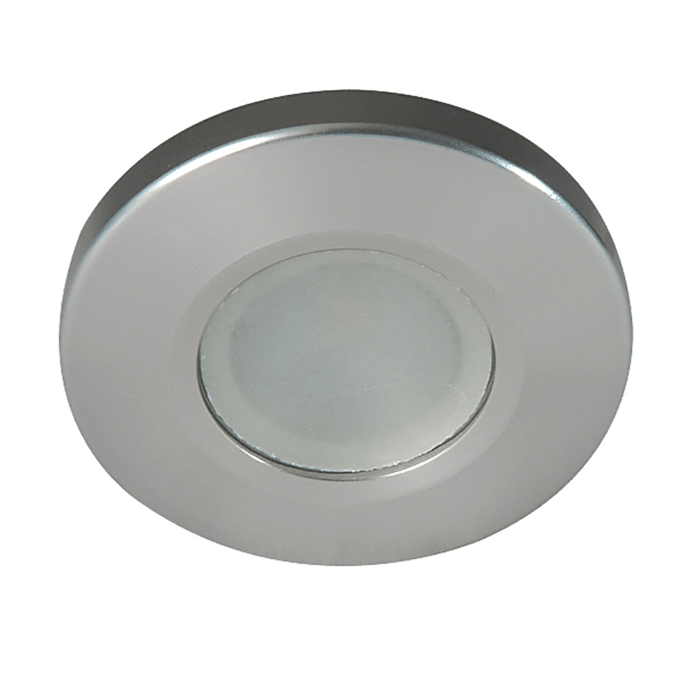 Lumitec Orbit  Flush Mount Down Light  Brushed Finish  2Color WhiteBlue Dimming 112501