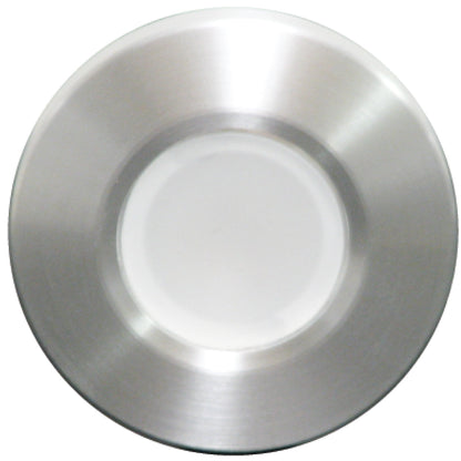 Lumitec Orbit  Flush Mount Down Light  Brushed Finish  2Color WhiteBlue Dimming 112501