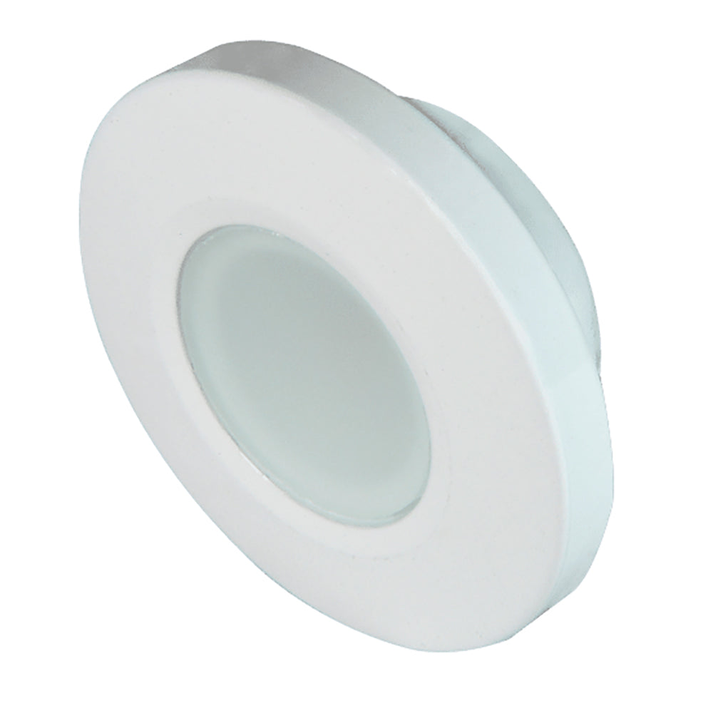 Lumitec Orbit Down Light  White Housing  Red wWhite Dimming Light 112522