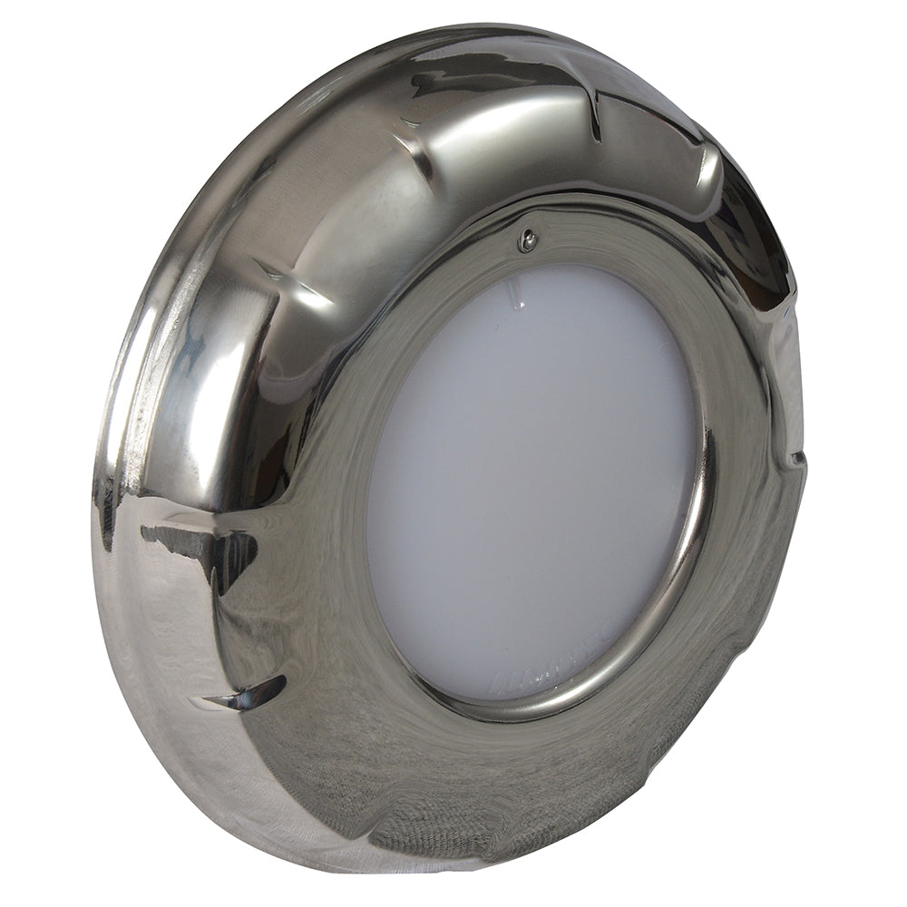 Lumitec Aurora  LED Dome Light  Polished SS Finish  White Dimming 101137