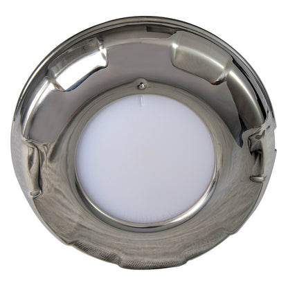 Lumitec Aurora  LED Dome Light  Polished SS Finish  White Dimming 101137