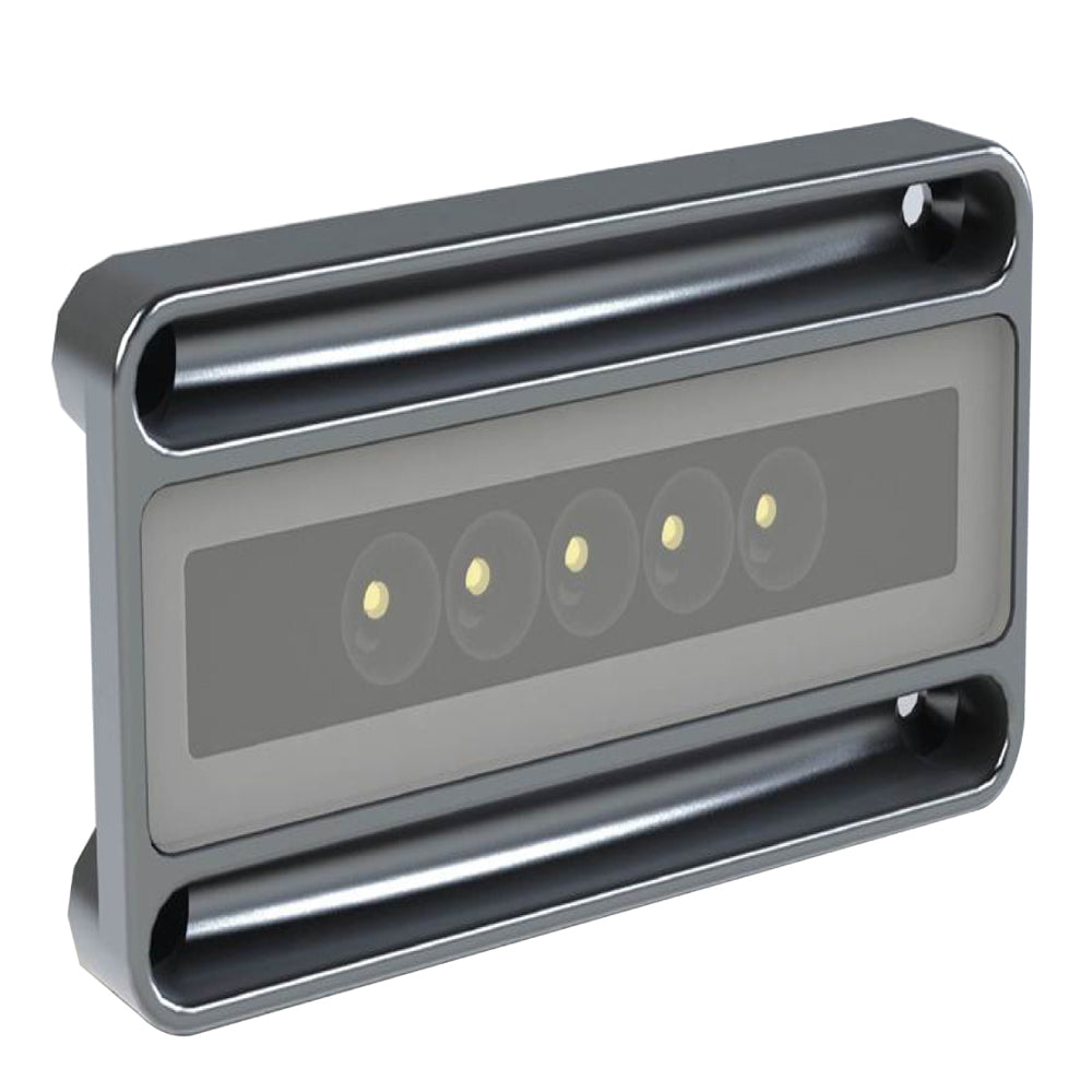 Lumitec Nevis2  High Intensity Engine Room  Utility Light  Brushed Finish  2Color WhiteBlue Dimming 101147