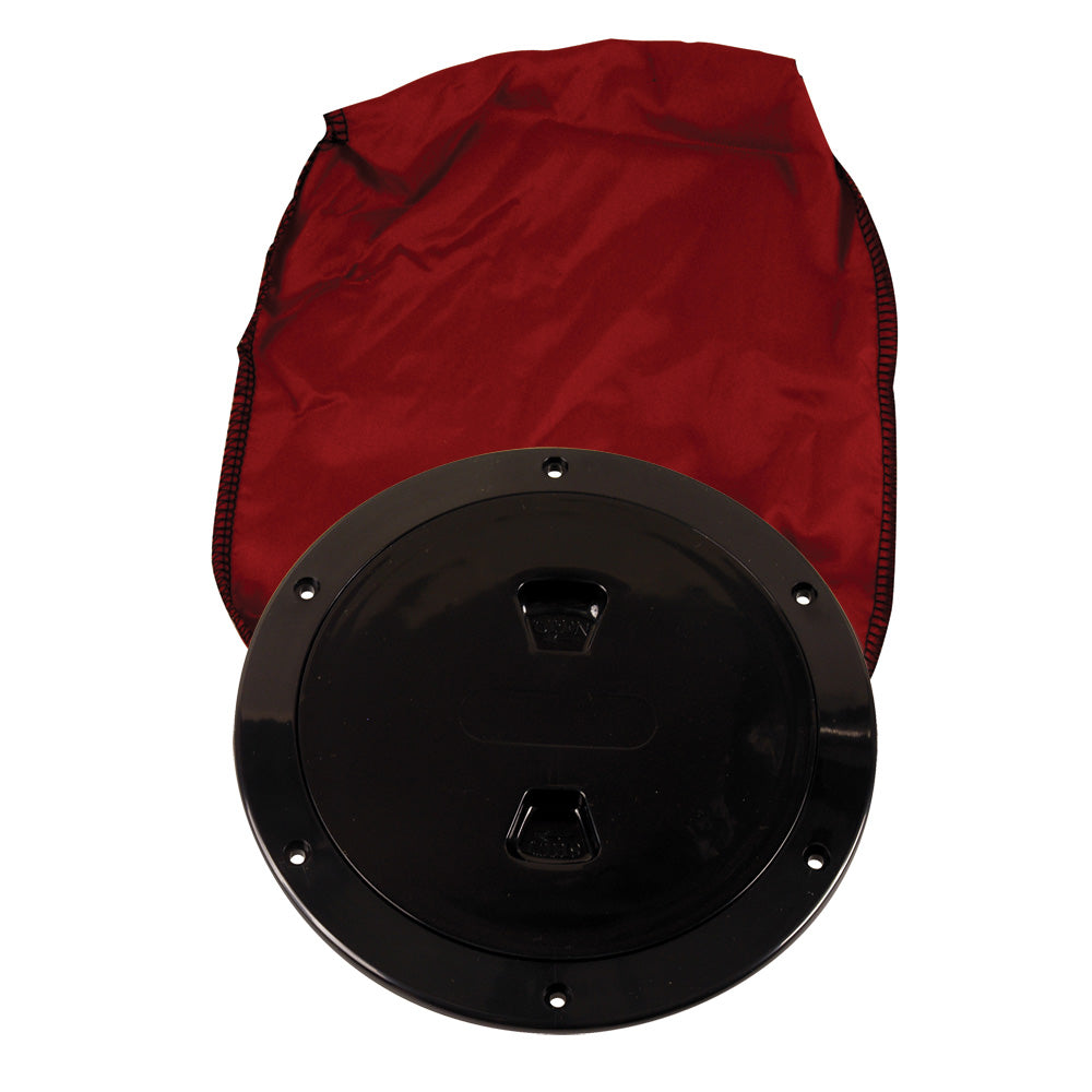 Beckson 6 StowAway Deck Plate  Black w12 Bag DP60BB