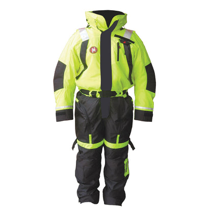 First Watch AS1100 Flotation Suit  HiVis Yellow  Large AS1100HVL