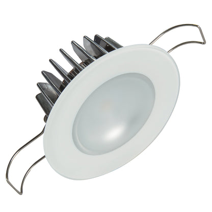 Lumitec Mirage  Flush Mount Down Light  Glass FinishNo Bezel  2Color WhiteRed Dimming 113192