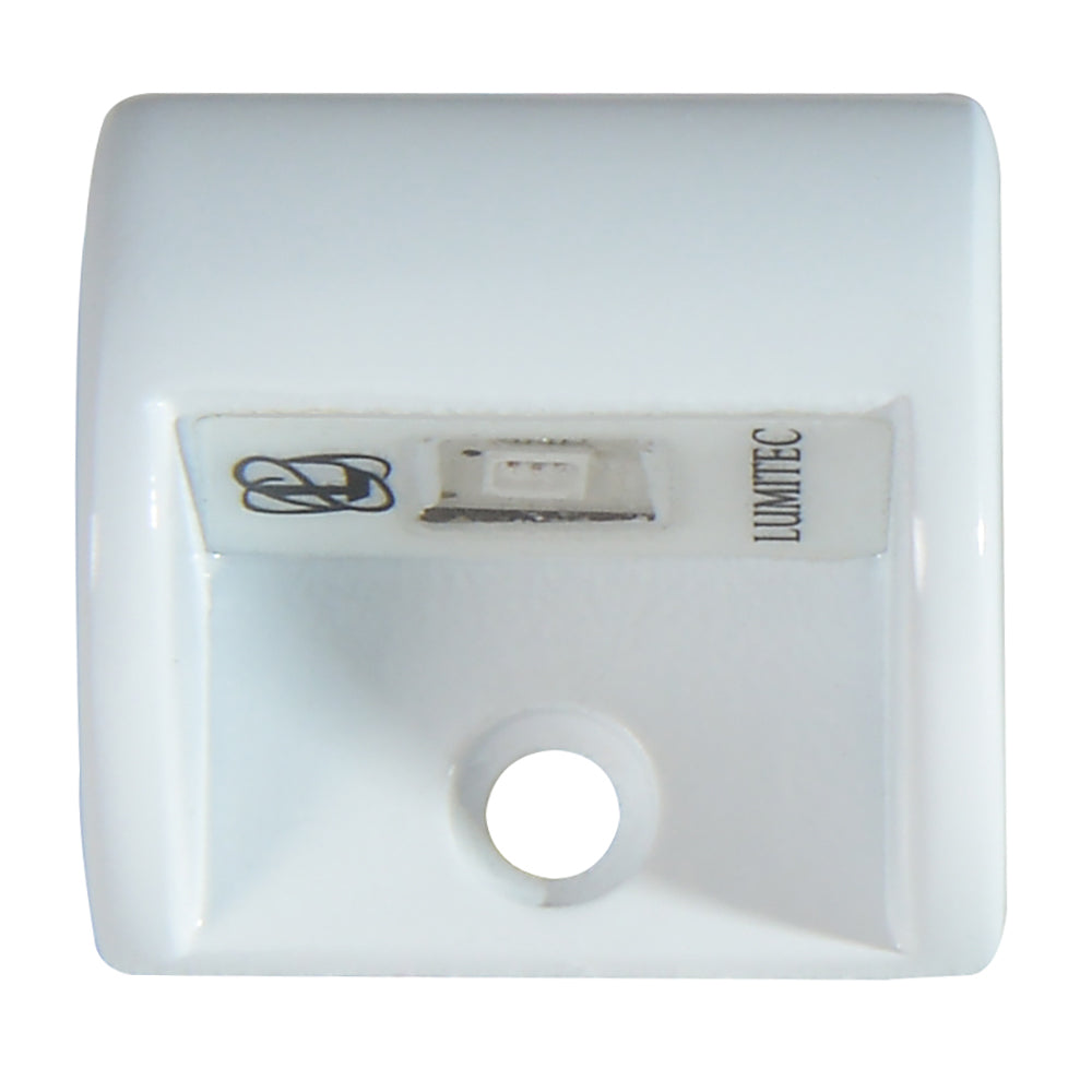 Lumitec Andros  Courtesy Light  White Powder Coat Finish  Red NonDimming 101048