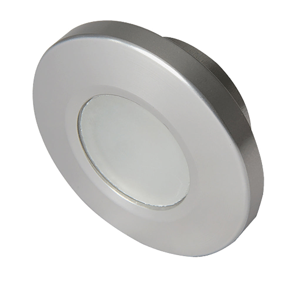 Lumitec Orbit  Flush Mount Down Light  Brushed Finish  Warm White Dimming 112509