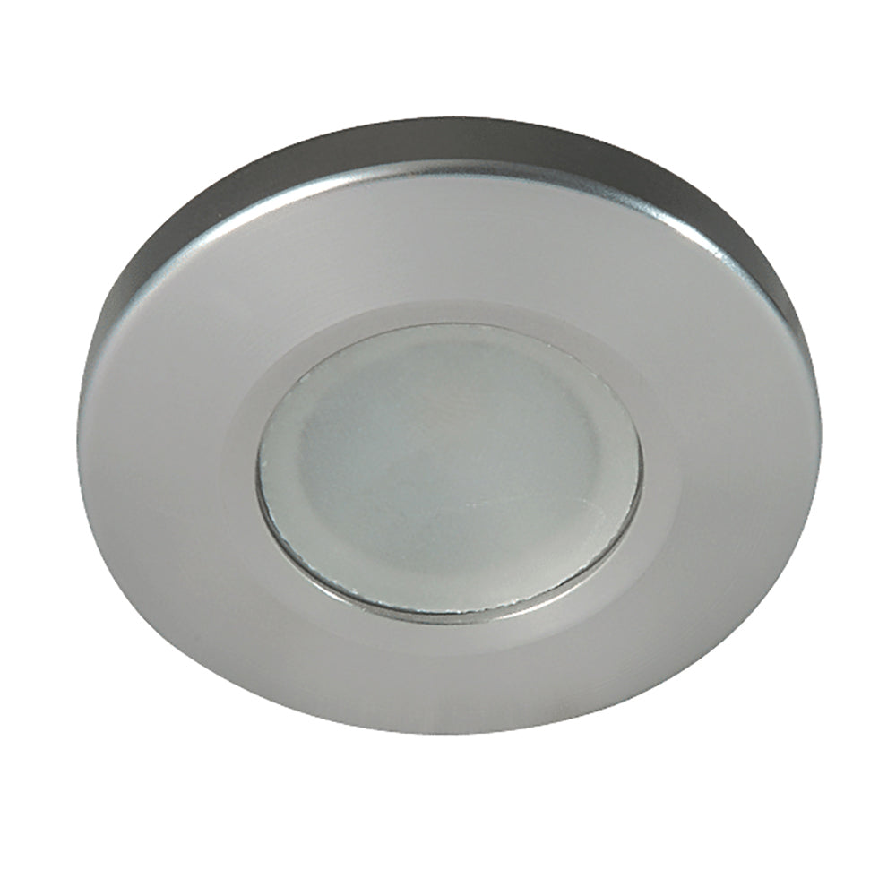 Lumitec Orbit  Flush Mount Down Light  Brushed Finish  Warm White Dimming 112509