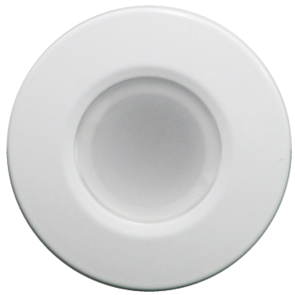 Lumitec Orbit  Flush Mount Down Light  White Finish  Warm White Dimming 112529