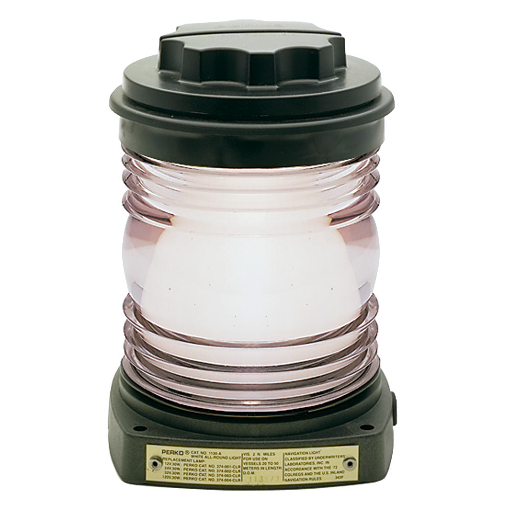 Perko AllRound Light  Black Plastic White Lens 1130A00BLK