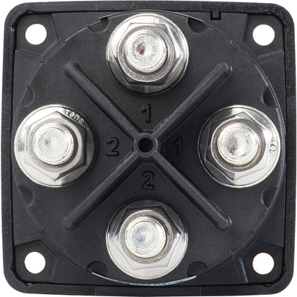 Blue Sea 6011200 mSeries Battery Switch Dual Circuit Plus  Black 6011200