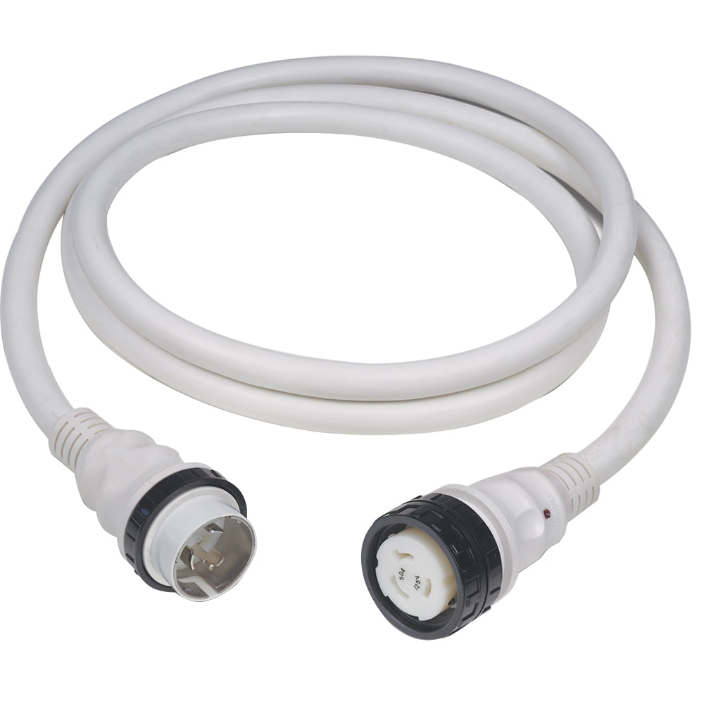 Marinco 50A 125V Shore Power Cable  50  White 6153SPPW