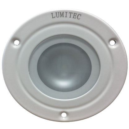 Lumitec Shadow  Flush Mount Down Light  White Finish  Warm White Dimming 114129