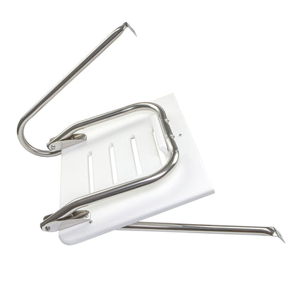 Whitecap White Poly Swim Platform wLadder fOutboard Motors 67902
