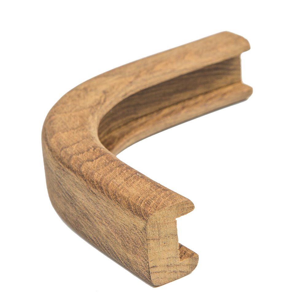 Whitecap Teak Track Outside Corner Molding  12 60823
