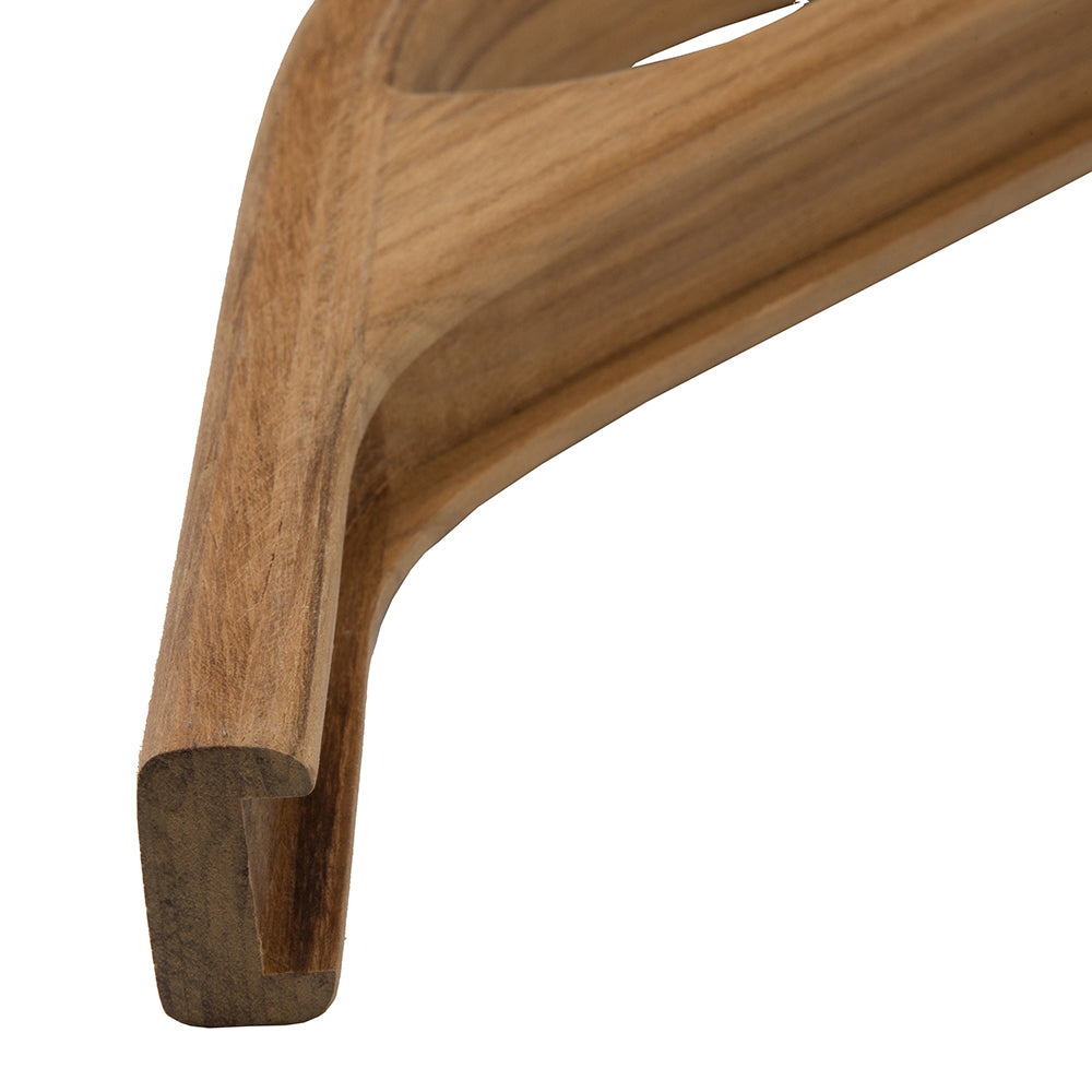 Whitecap Teak Track Corner wHand Hold Molding  34 60805
