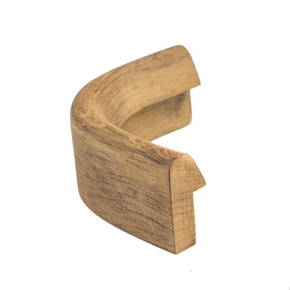Whitecap Teak Rail Outside Corner Molding 60833