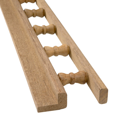 Whitecap Teak LType Pin Rail  5 60703