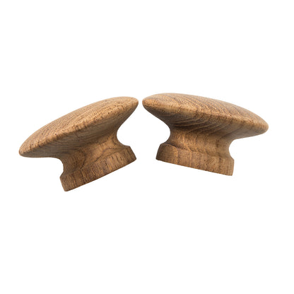 Whitecap Teak Round Drawer Knob  2  2 Pack 60120A