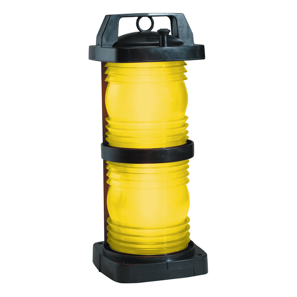 Perko Double Lens Navigation Light  Yellow Towing Light  Black Plastic 1366ME0BLK